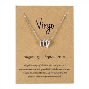 Virgo Zodiac charm Necklace
